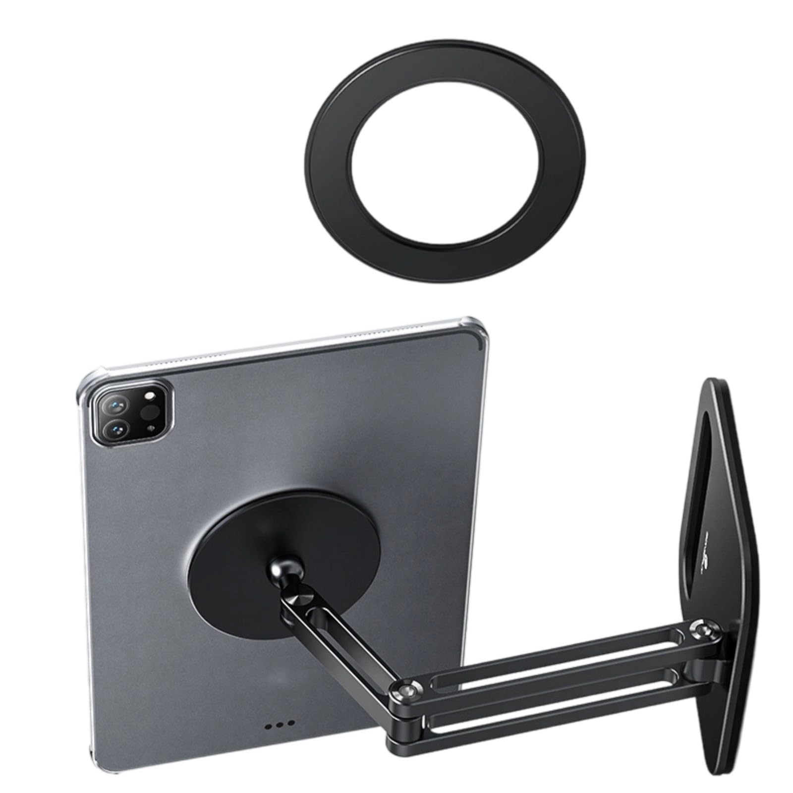 Soporte magnético plegable giratorio de 360 grados para tableta, soporte de escritorio expandible de aluminio, soporte portátil plegable para teléfono