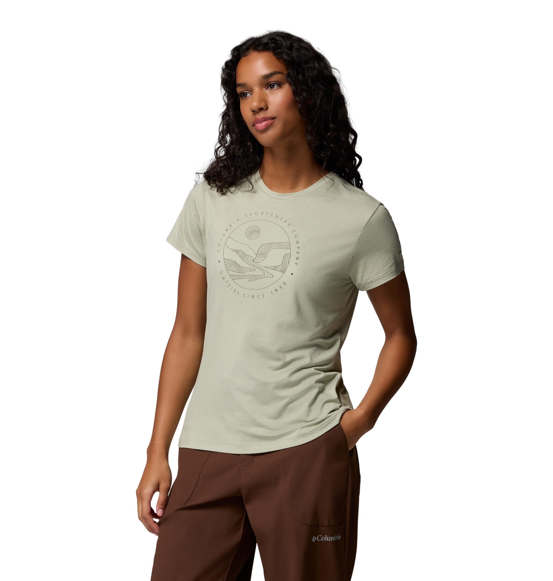 Columbia Damen Sloan Ridge Graphic Short Sleeve Tee Kurzärmeliges T-Shirt (1er Pack)
