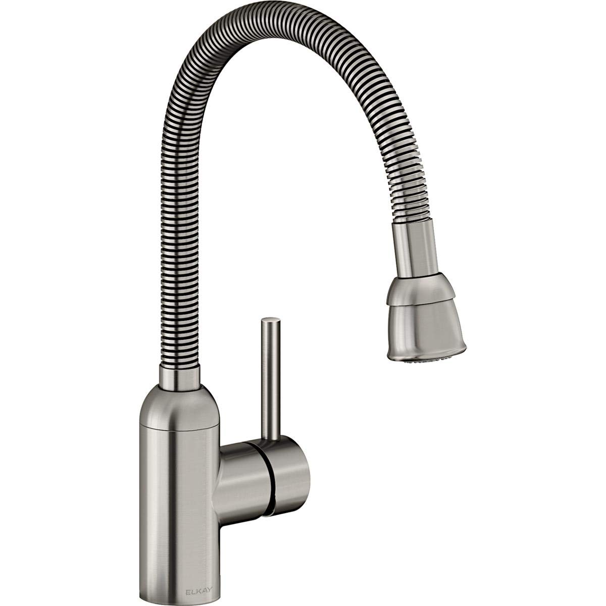 Elkay LK2500LS Pursuit Laundry/Utility Faucet with Flexible Spout Forward Only Lever Handle Lustrous Steel