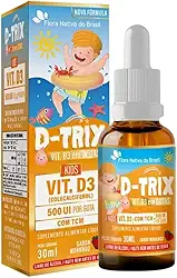 D-Trix Kids (Vit D 400 UI/gota) 30ml Sabor Morango - Flora Nativa