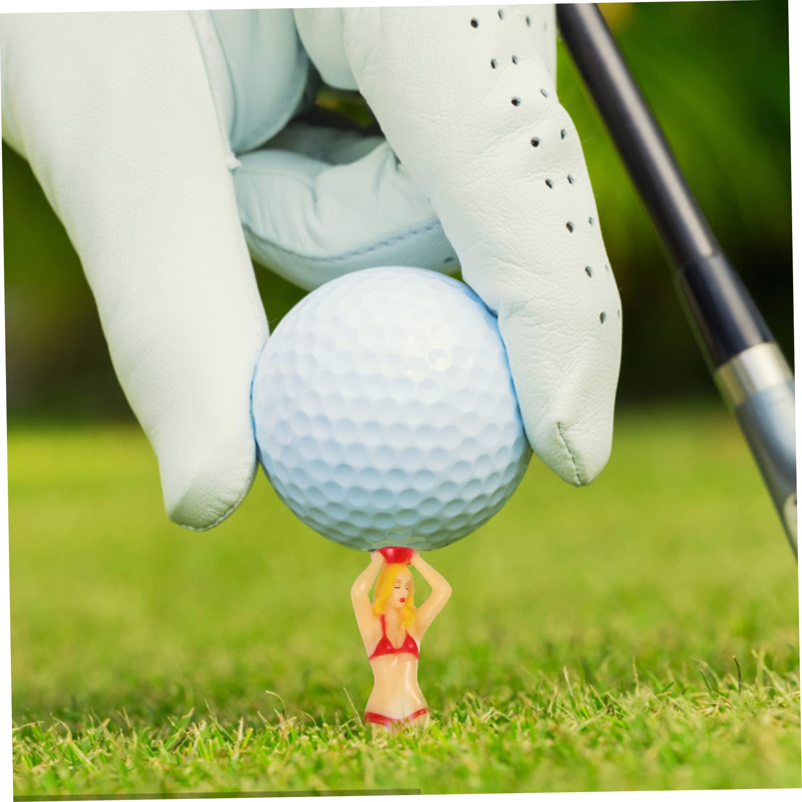 Sosoport Modelo De Balón Tees De Golf Divertidos Camiseta De Golf Suministros para Fiestas De Golf Chica Camisetas De Golf Camisetas De Plástico para Golfs El Plastico