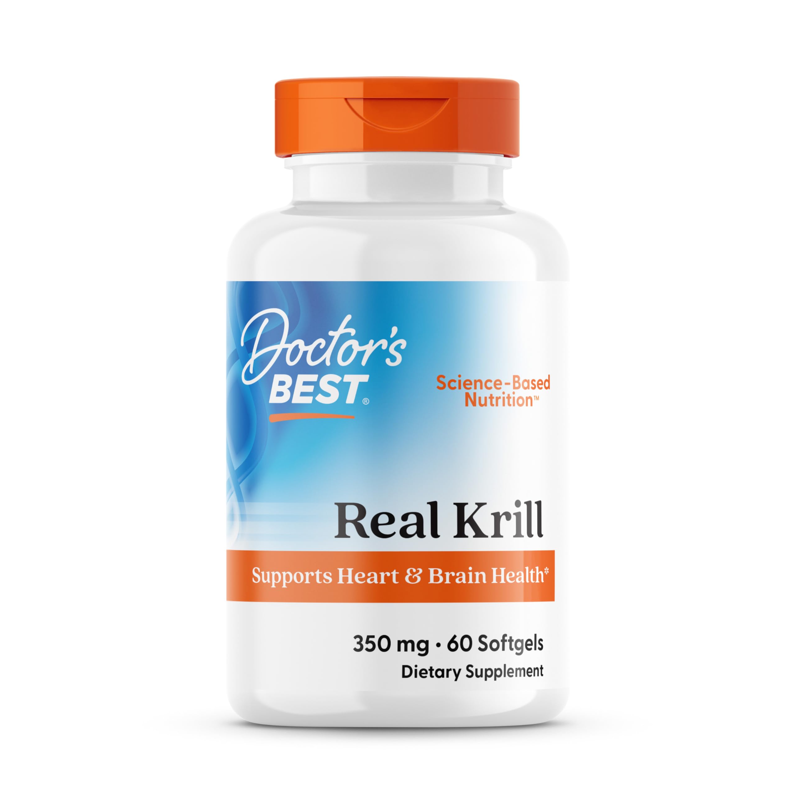 Doctor's Best Real Krill, 350mg 60-Count