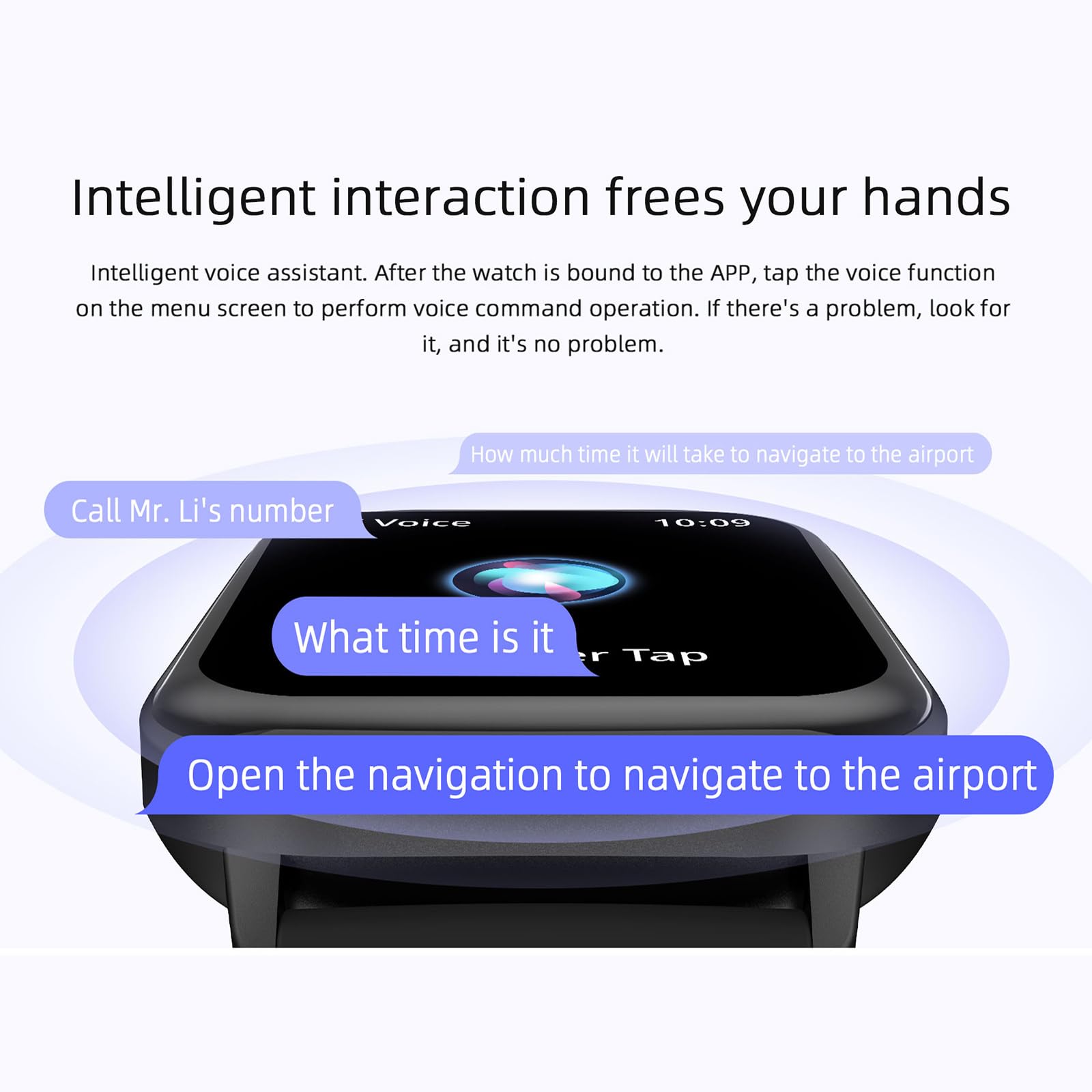 smartwatch donna uomo con funzione telefono 2.01 pollici fitness tracker contapassi, cardiofrequenzimetro, pressione sanguigna, IP68, impermeabile, touch screen da polso per Android iOS