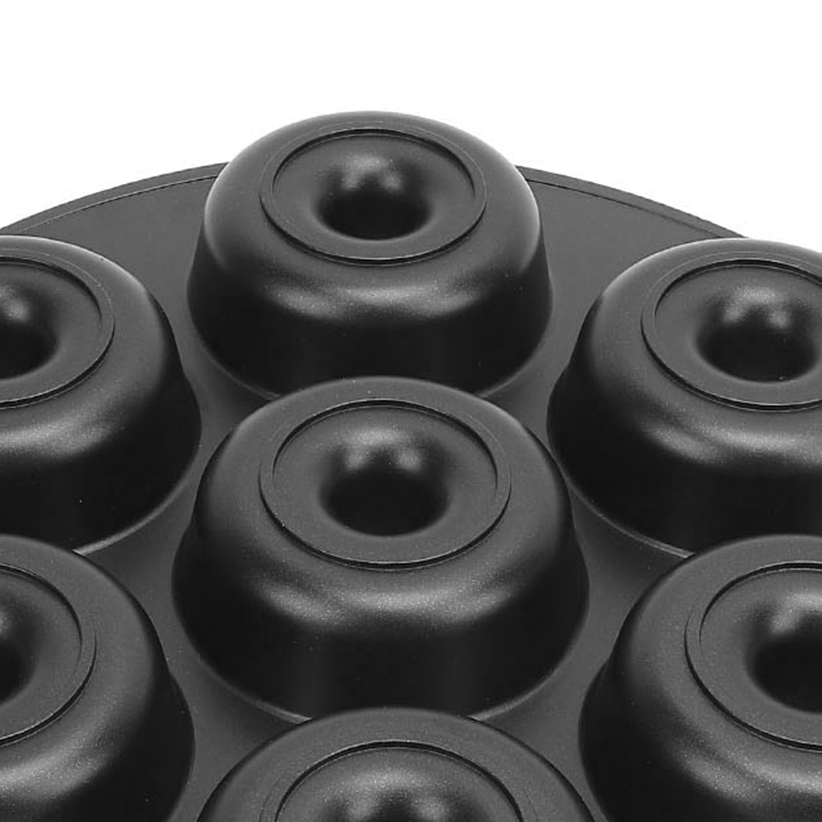 Donut Pan Machine, 7 Cavité Moule de beignet rond antiadhésif pour cuisson Donuts Muffins Desserts maison 28x5,5 cm