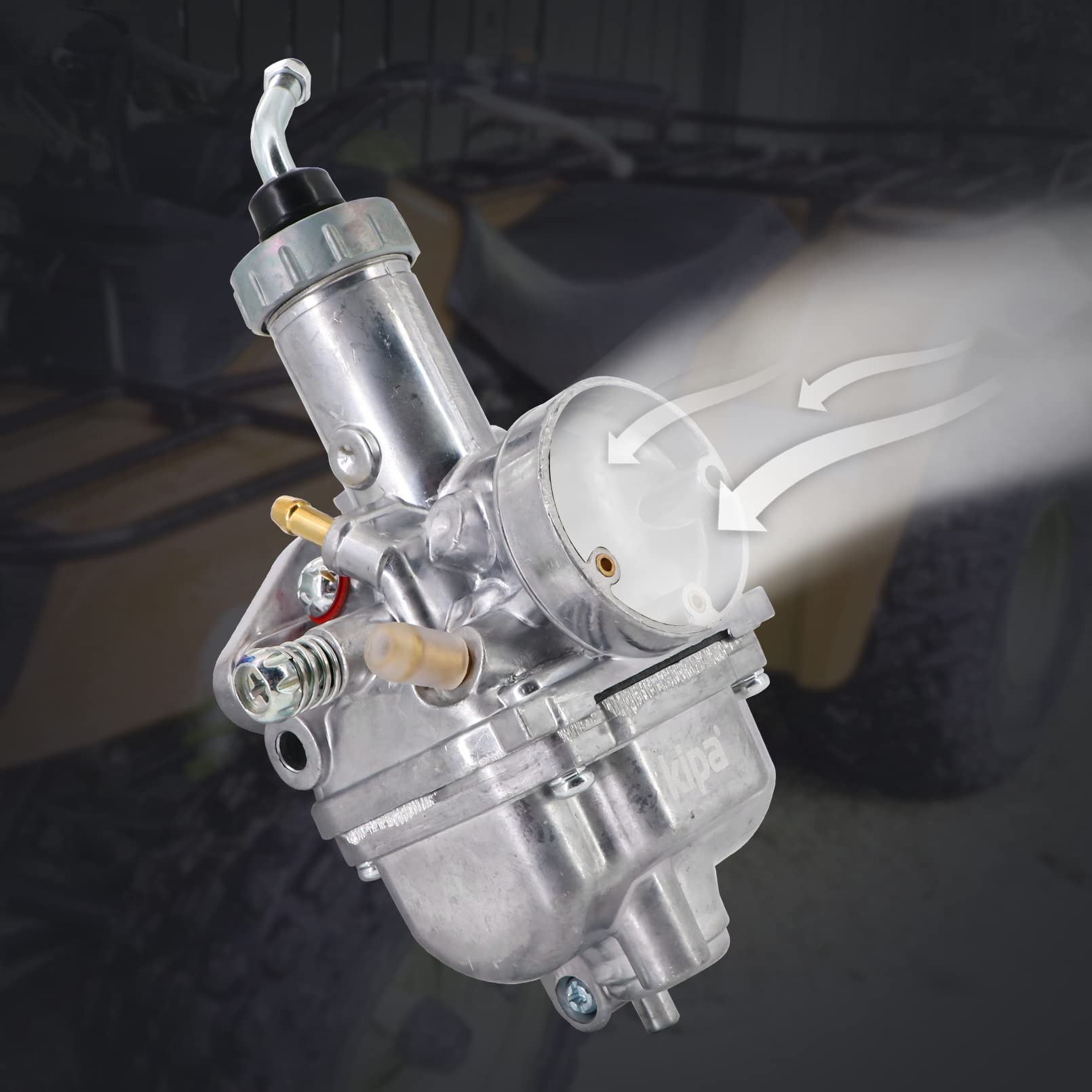 KIPA Carburetor For YAMAHA Moto 4 225 YFM225 YFM 225 ATV 1986-1988 With Mounting Gasket Fuel Filter OEM # 59V-14101-00-00