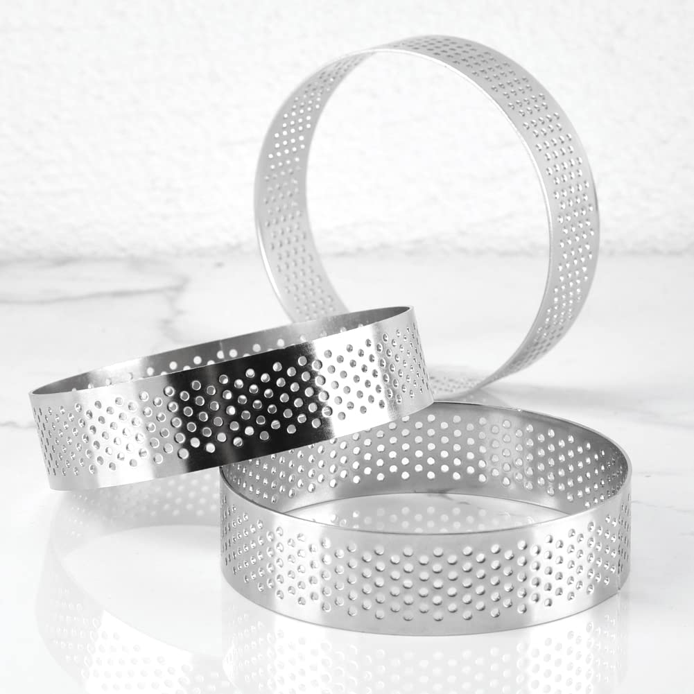 Guowall Perforated Tart Ring Set - Image 2