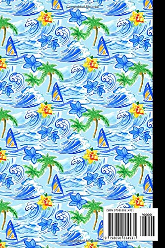 Notebook: Hawaiian Waves Notebook, Hawaiian Waves Themed Gift For Hawaiians And Hawaii Lovers, Hawaiian Waves Journal - Image 2