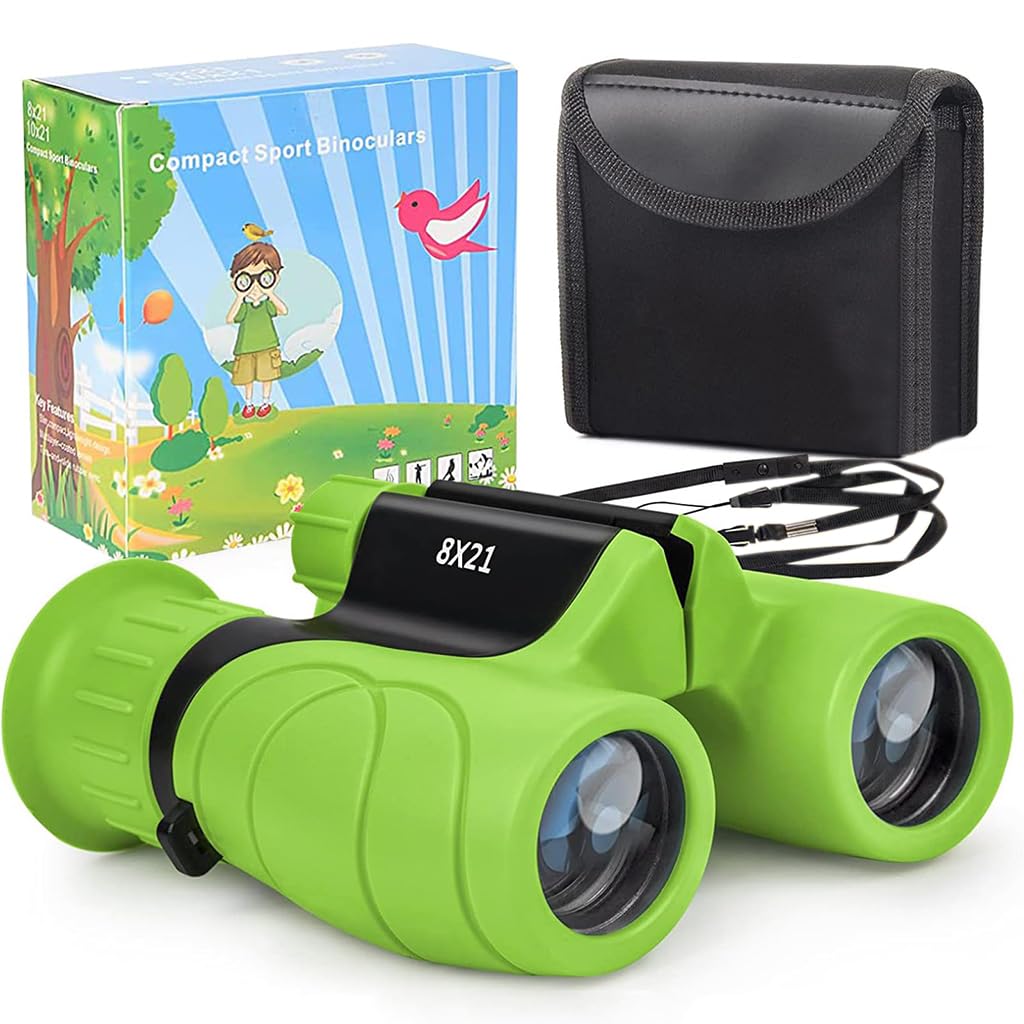 ZORBES® Kids Binoculars,Shockproof 8 x 21 High Resolution Compact Kids Binoculars Real for 3-12 Boys and Girls,Perfect for Bird Watching, Hiking-image-36