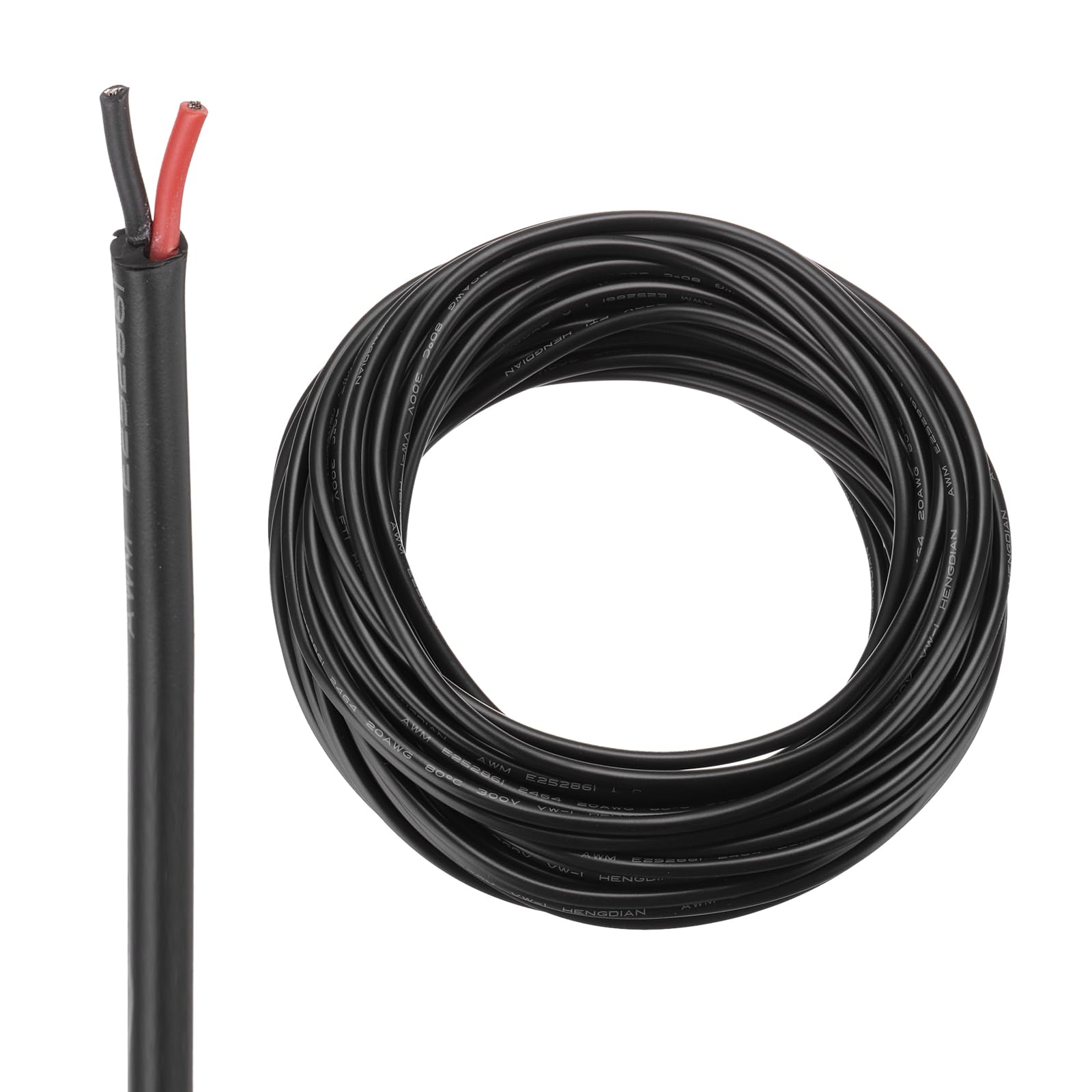DMiotech 20AWG 20/2 2 Core CNC Wire (50 FT) UL2464 Tinned Copper Core 20 Gauge Cable Speaker Wire Electrical Wire Extension Cord for CNC Router Machine,Electrical Appliance
