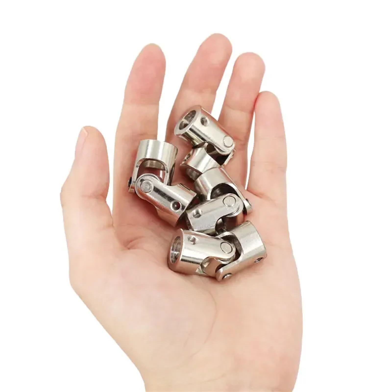2/3/3.17/4/5/6/6.35/8/10mm acoplador de eje de coche conector de Motor acoplamiento de junta Universal de Metal Rc barco coche junta cardán de Metal 1 Uds(2.3mm-3mm)