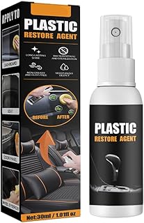 Decal Restore Agent,Plastic Parts Refurbish Agent,Car Plastic Parts Retreading Restore Agent Wax Instrument Reducing Agent,Back to Black Plastic Restorer, Perfect for Rv, Dashboard, Seats (Size : 1 C