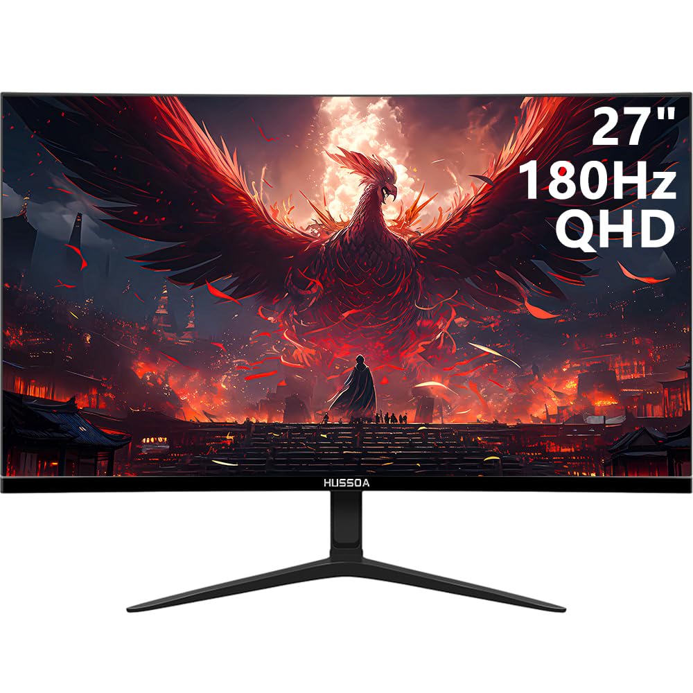 27 Inch Gaming Monitor, IPS 2K 180Hz, 100% sRGB QHD(2560X1440) Support AMD Freesync 27 INCH 2K 180HZ