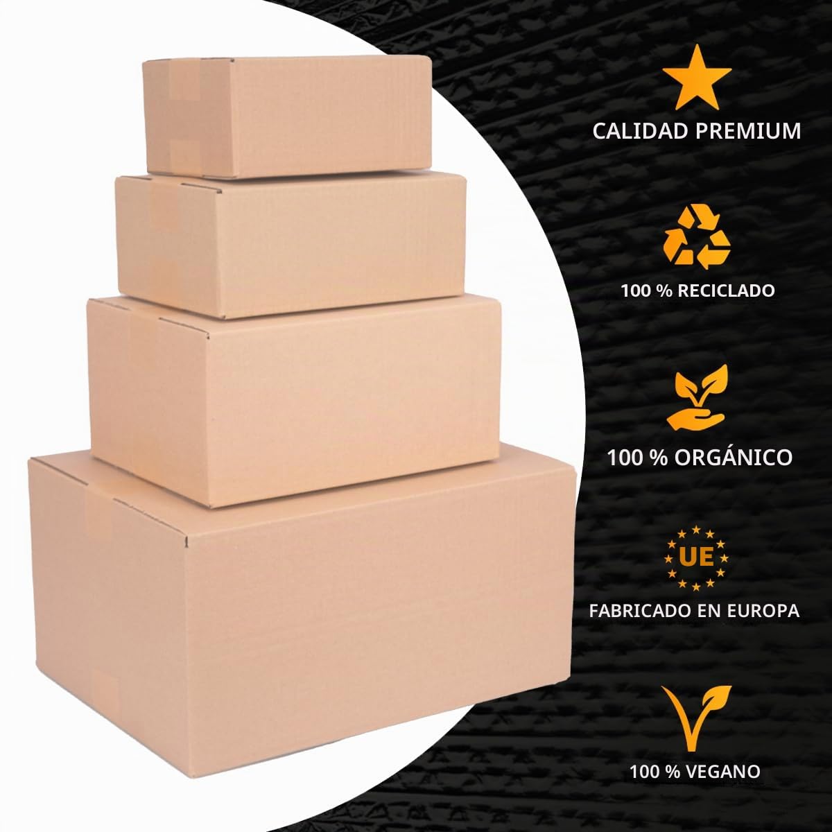 Verpacking 100 cajas plegables marrones, 150 x 150 x 150 mm, KK-06, 1-corrugado, cartón, cajas de envío robustas, hasta 20 kg, ideales para envíos pequeños y medianos
