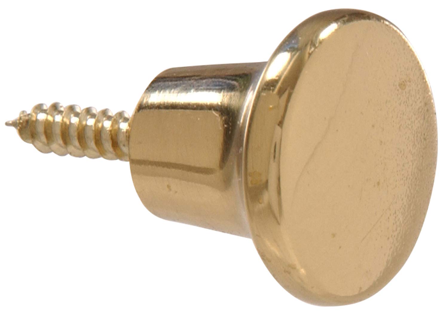 Hardware Essentials Brass Hillman 853013 Mini Knobs (5/8") – 2 Pieces