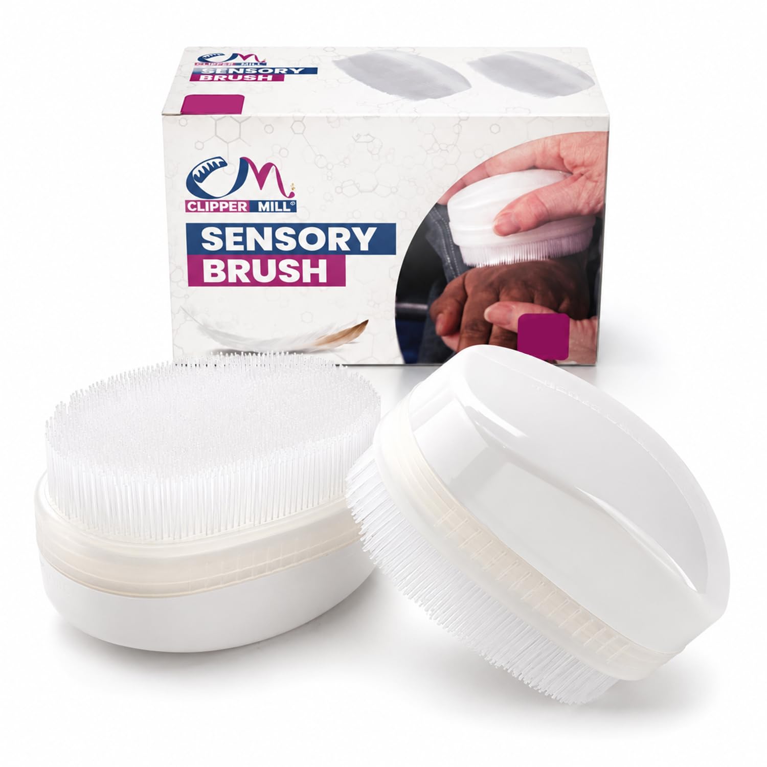 Wilbarger Method Therapy Sensory Brush, 6 Pack(Colored) Therapressure Brush — Amazon image 10