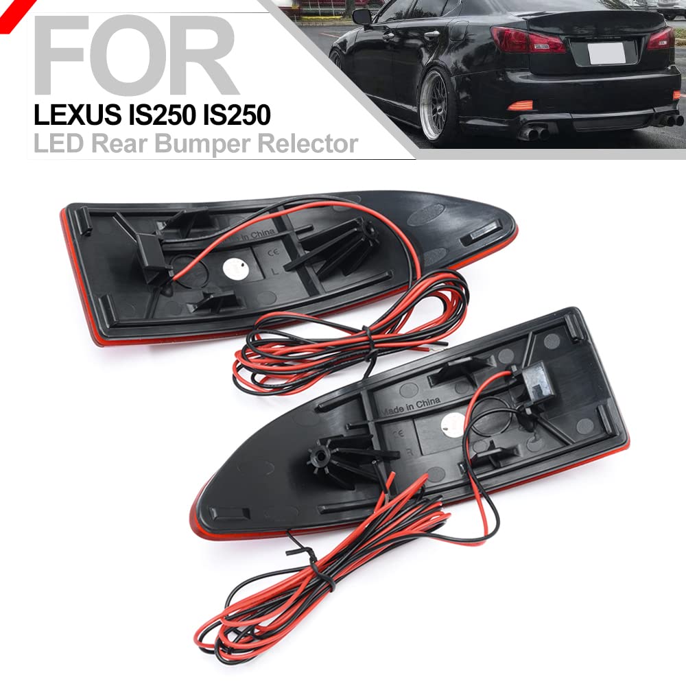 Sell Lexus 2014 IS IS250 IS350 Red Lens Bumper Reflector LED Tail Signal Brake Light In Hong - Foto 4