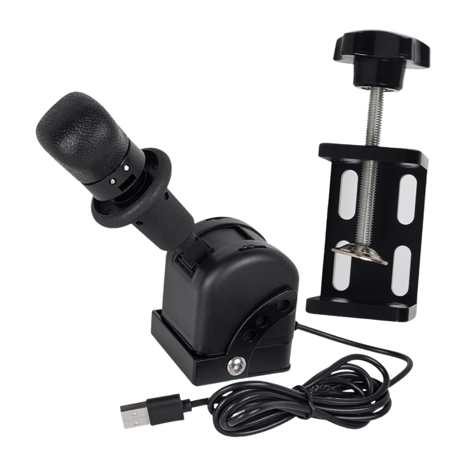 QUILSTM Frein à main pour camion de jeu vidéo : contrôle précis grâce à sa construction métallique compacte et robuste. Frein main pour ordinateur de