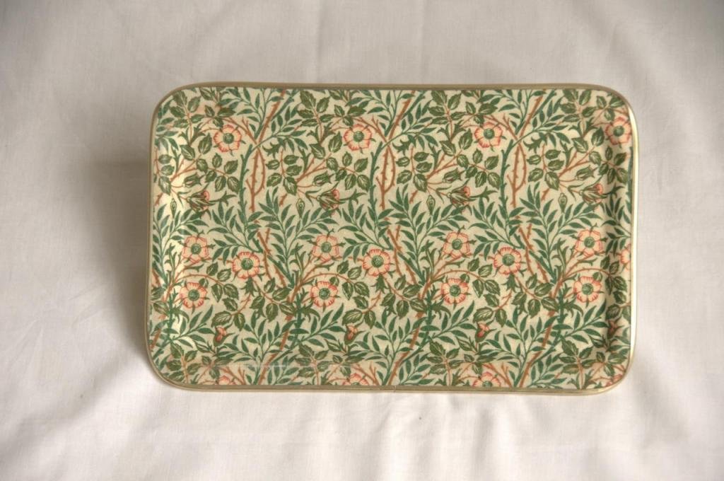 Arnold Designs Quality Fibre Glass Tray William 28x18cm Midi William Morris Sweet Briar
