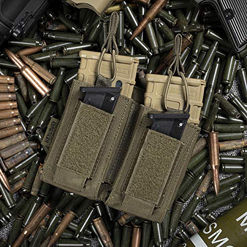 Excellent Elite Spanker Open-Top Single/Double/Triple Molle Mag Pouch For M4 M14 M16 Ak Ar Elastic Rifle Magazines For Pistol Mag Pouch(Ranger Green) #TOP6