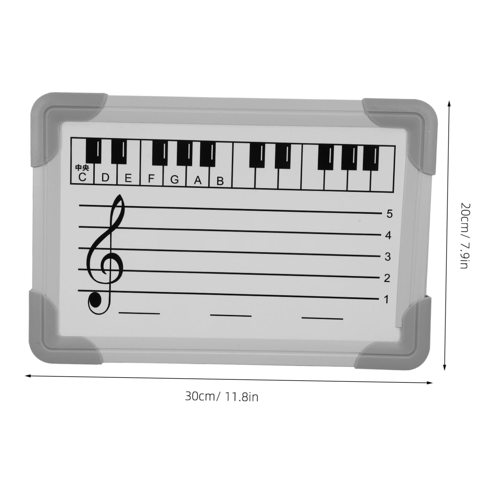 ERINGOGO Magnetic Dry Erase Musical Whiteboard Classroom Supplies Music Learning Tool