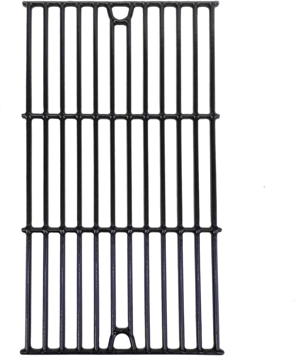 Gloss Cast Iron Cooking Grid for Tuscany, Amana, Charmglow 720-0396 Kenmore 122.16648900, Brinkmann 810-8501-S, 810-8500-S, and Jenn-Air 720-0337 Gas Grill Models, Set of 3