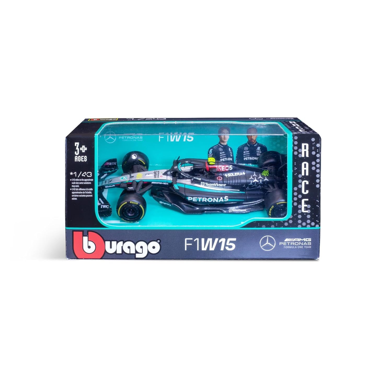 Carryze F1 Mercedes-AMG W16 2025#63 George Russell Diecast Car 1
