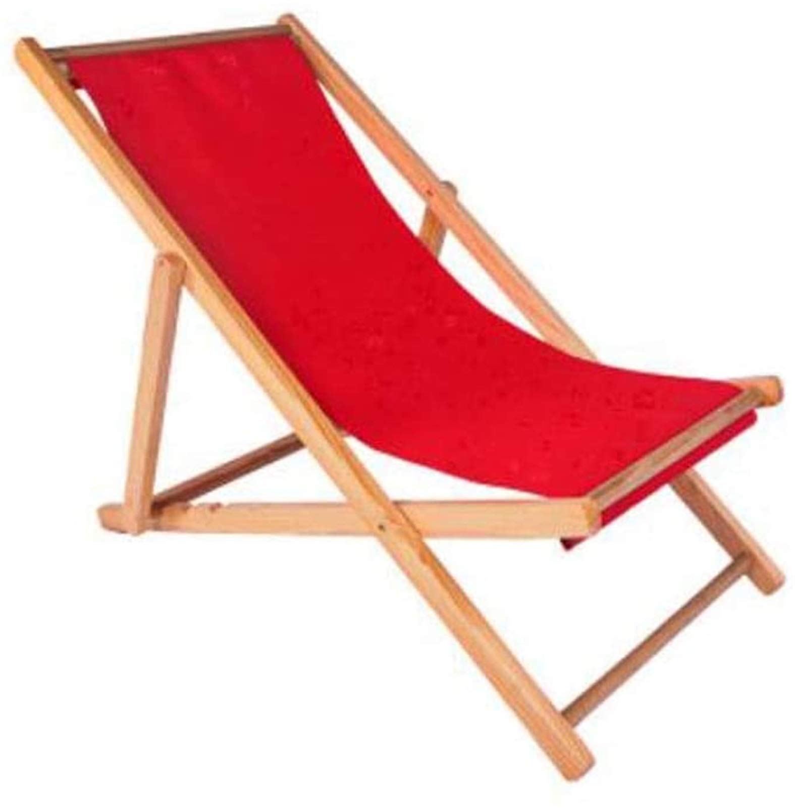 Lekkie krzesło o zerowej grawitacji Leżak drewniany Składany leżak, do leżaka ogrodowego Krzesło rozkładane Balkon Krzesło plażowe Leżak (kolor: niebieski) Present