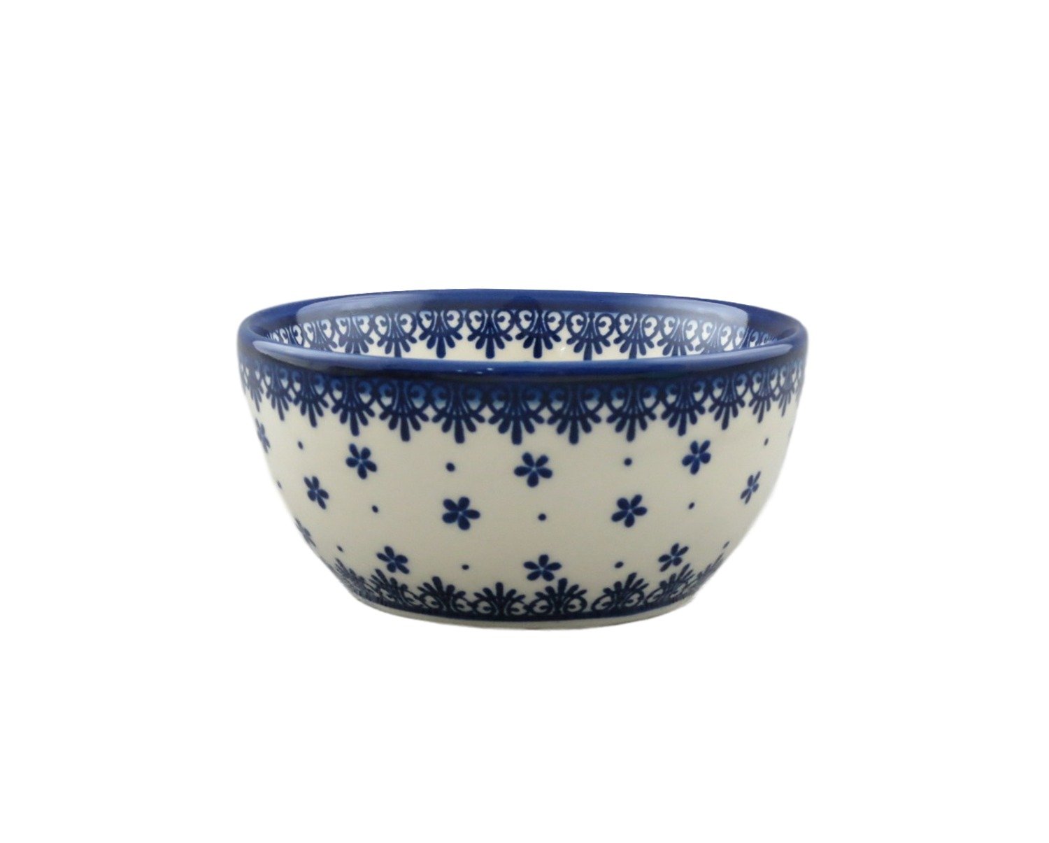 Boleslawiec Style Pottery Hand Painted Polish Ceramic Venus Bowl (13) 071-C-008