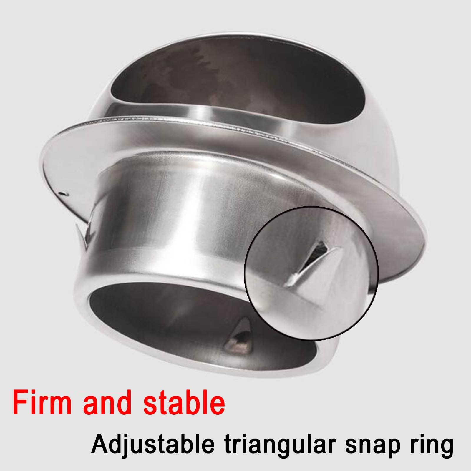 Rejilla Redonda Tapa De Ventilación Ø60Mm ~ 300Mm, Campana De Ventilación De Acero Inoxidable 304, Protección Contra La Intemperie, Rejilla De Ventilación Para Cocina Campana ( Color : Silver , Size :