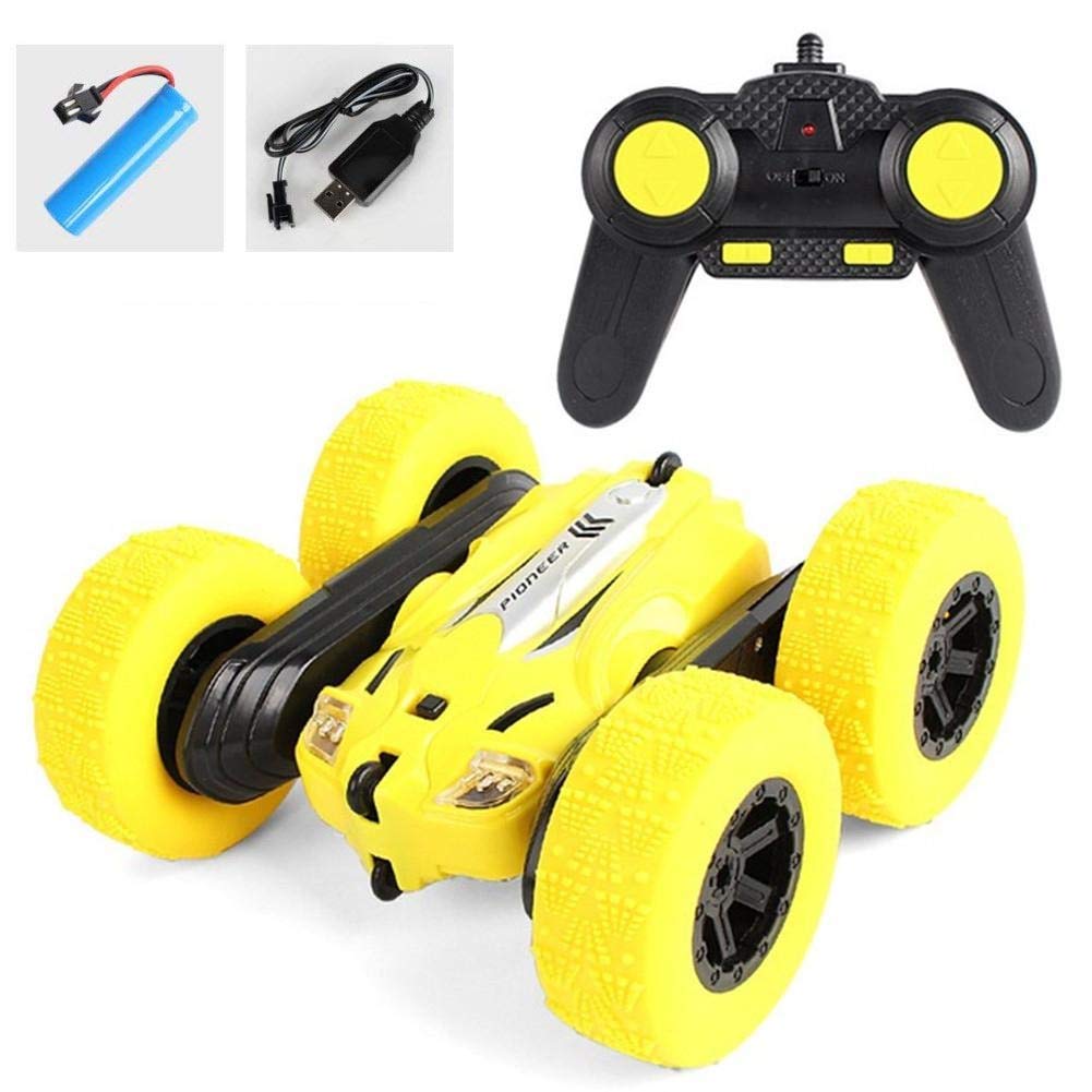 VGRASSP Double Flip 360 Degree Drift Stunt Racing Car Off Road Vehicle - 4WD RC Car with LED Headlights Colour and Design as per Stock (B08LVTQJQP) Amazon Price History, Amazon Price Tracker