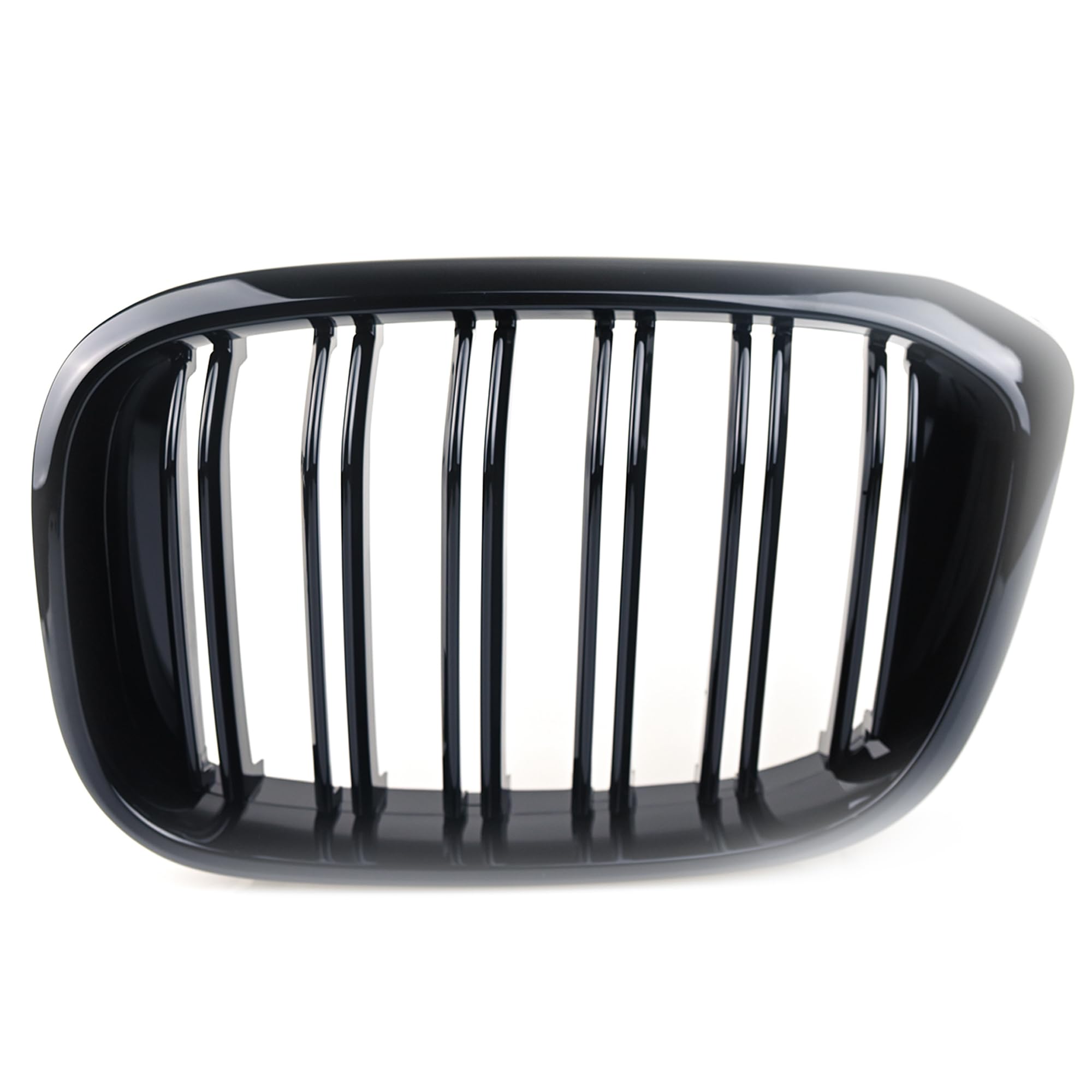 G01 Nieren Schwarz,Kühlergrill für BMW X3 G01 2018-2021 X4 G02 2019-2021 X3 Grill x4 Grill Schwarzer Glanz Doppelsteg Nieren