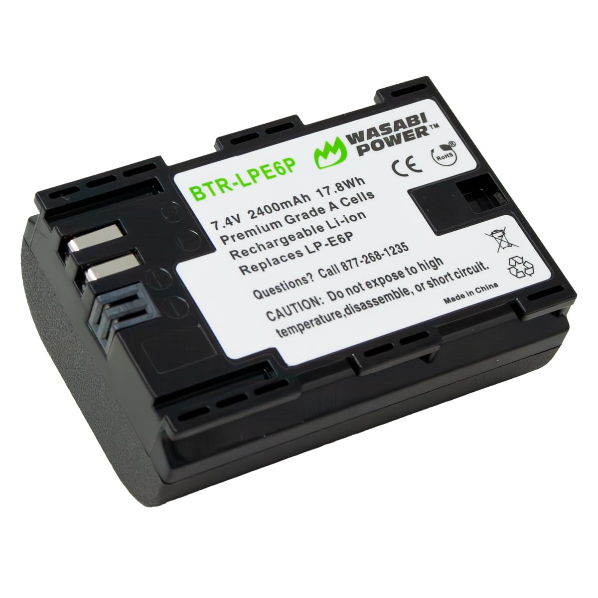Amazon.com: Wasabi Power Battery for Canon LP-E6P and Canon EOS R5