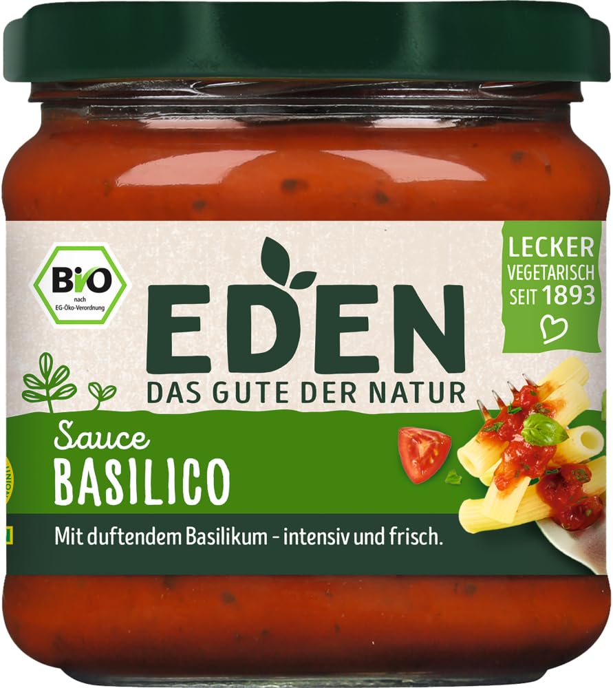 Sauce Basilico Bio 18 x 375 g
