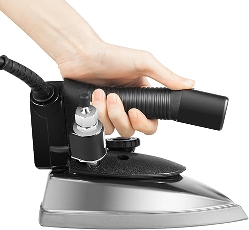 Gravity Feed Steam Iron 1200w 110v Powerful Clothing Steamer Gravity Commercial Steamer Temperature Settings Steam Iron Large-Capacity Water Bottle