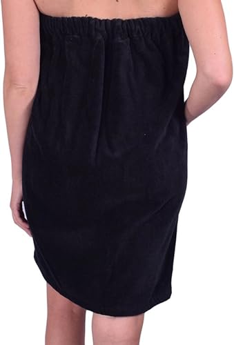 Miniatura 2 de Anatolian Toalla envolvente de algodón orgánico para mujer, ajustable, para después de la ducha, toallas de felpa para usar en el gimnasio, piscina,