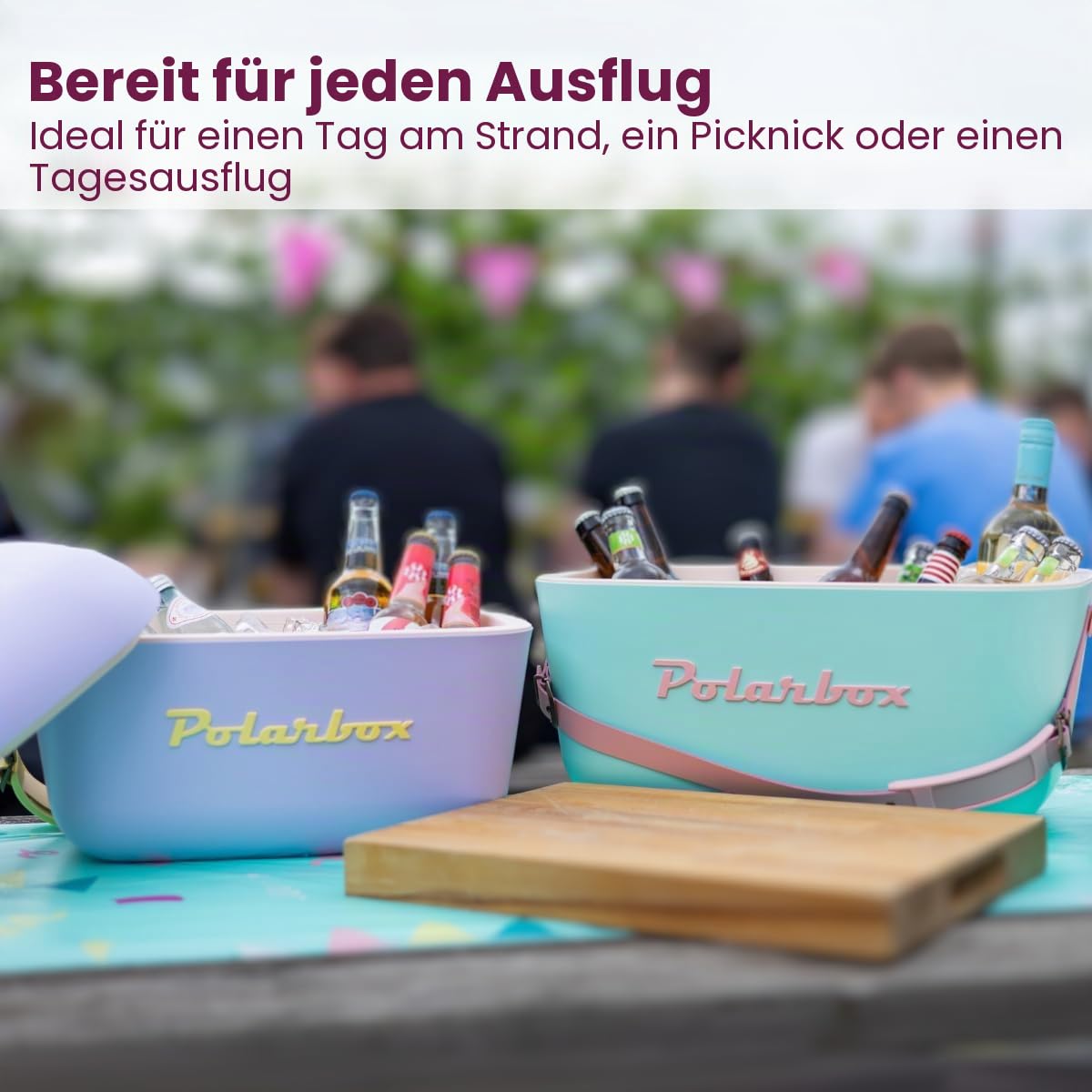 Polarbox Sorbet-Rosa Eisbox, 12 l