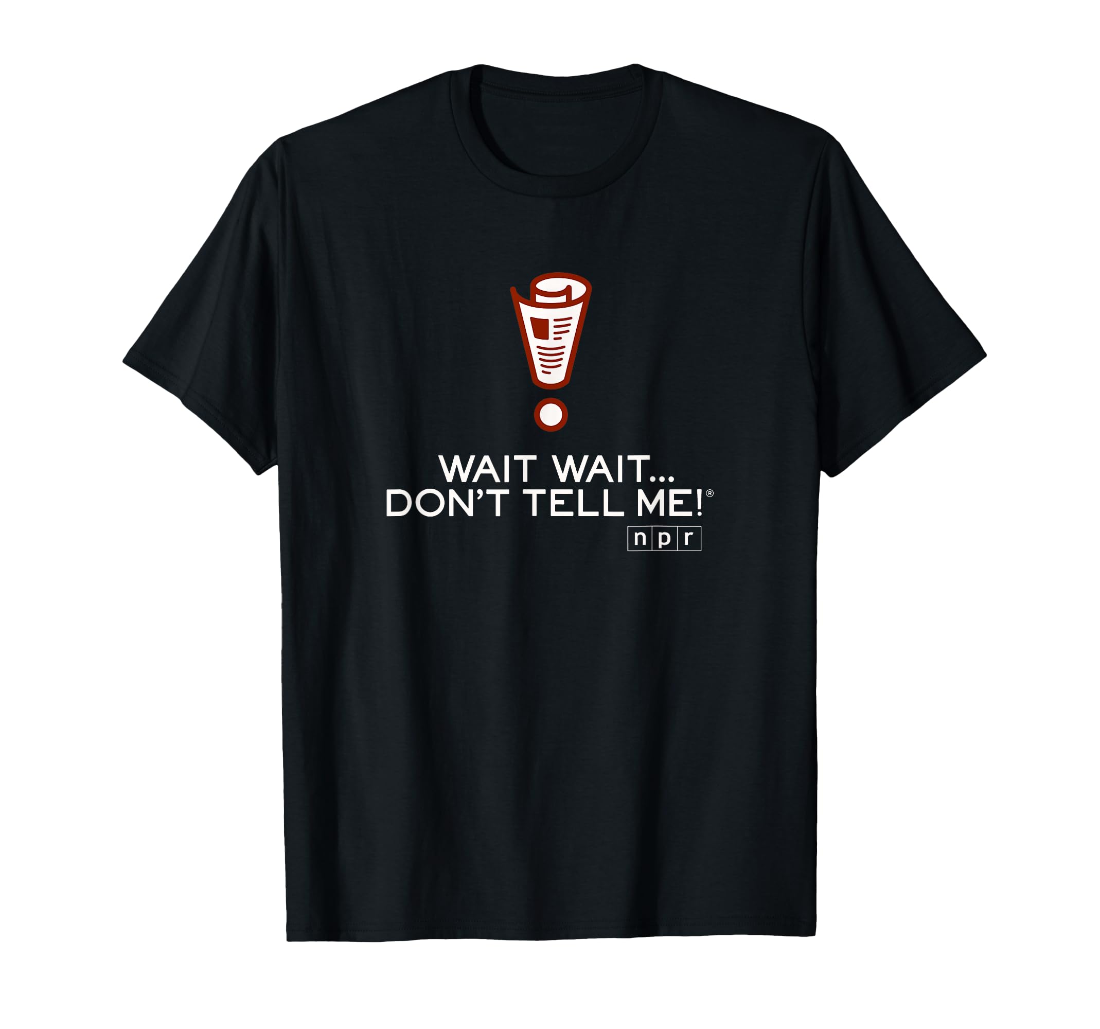NPR Wait Wait Don’t Tell Me Logo T-Shirt