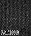 Hawick Tweed Fabric for Automotive and General Upholstery - 54 Inches Wide, Sold by The Continuous Yard (Black)