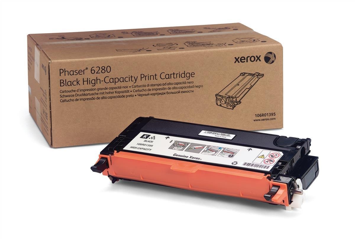 High Capacity Black Toner Cartridge For Xerox Phaser 6280