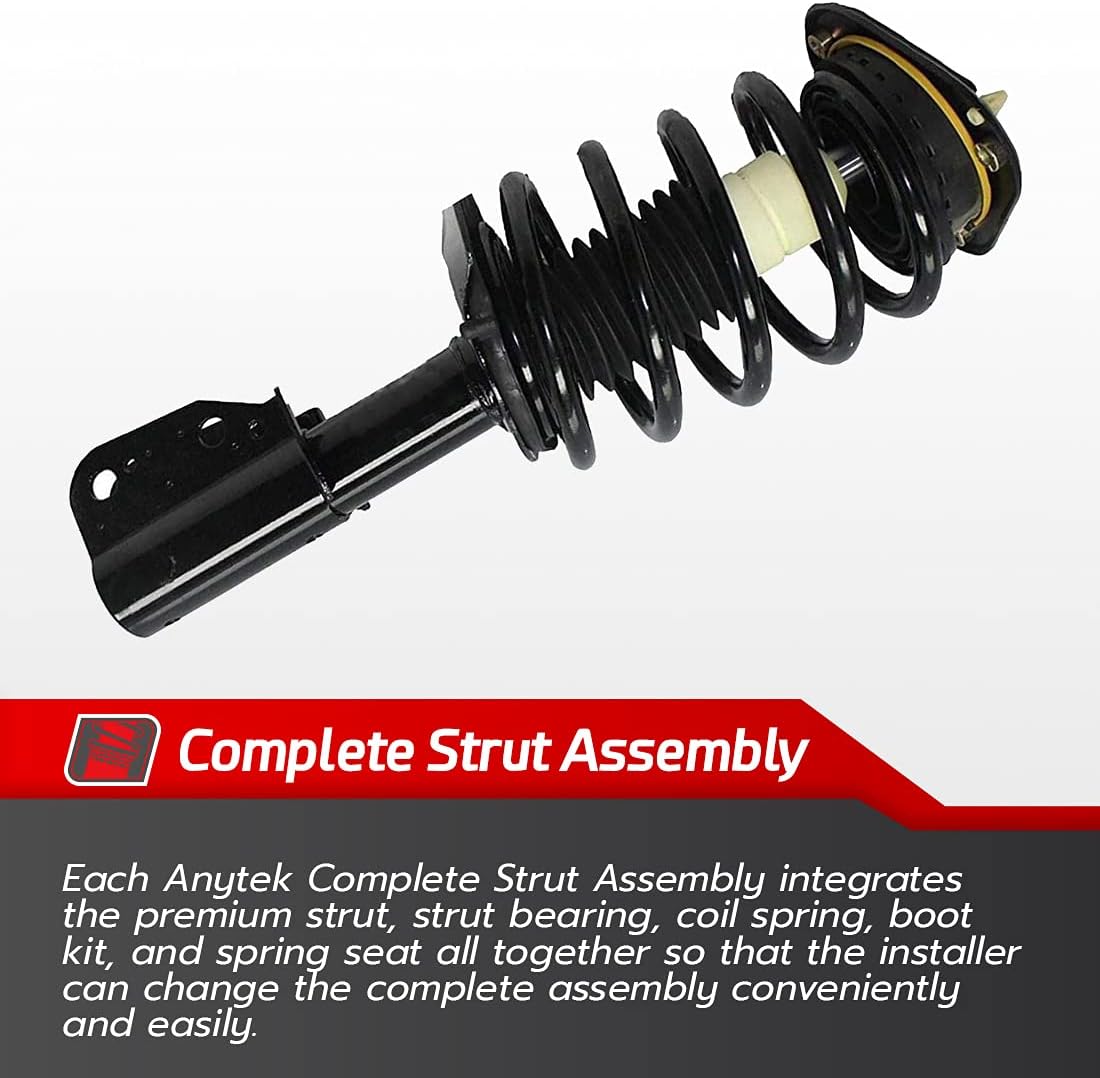 Pair Front Strut and Coil Spring Assembly for 2000-2011 Buick LeSabre Lucerne, Cadillac DeVille DTS, Pontiac Bonneville & Olds Aurora