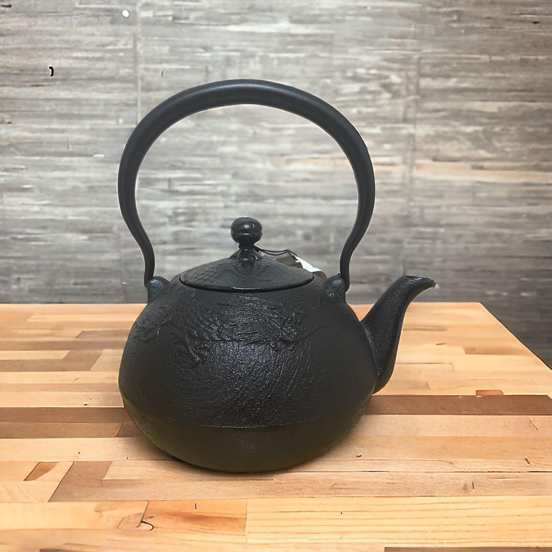 極上古鉄瓶 龍文様 蛙摘み 鉄釜 奉納 刻印 Amazon | 南部鉄器 盛栄堂 龍鉄瓶 西暦2000年刻印 記念 | ノー