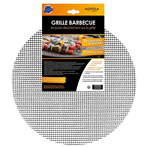 Grille ronde pour barbecue découpable et lavable - Durandal Selection
