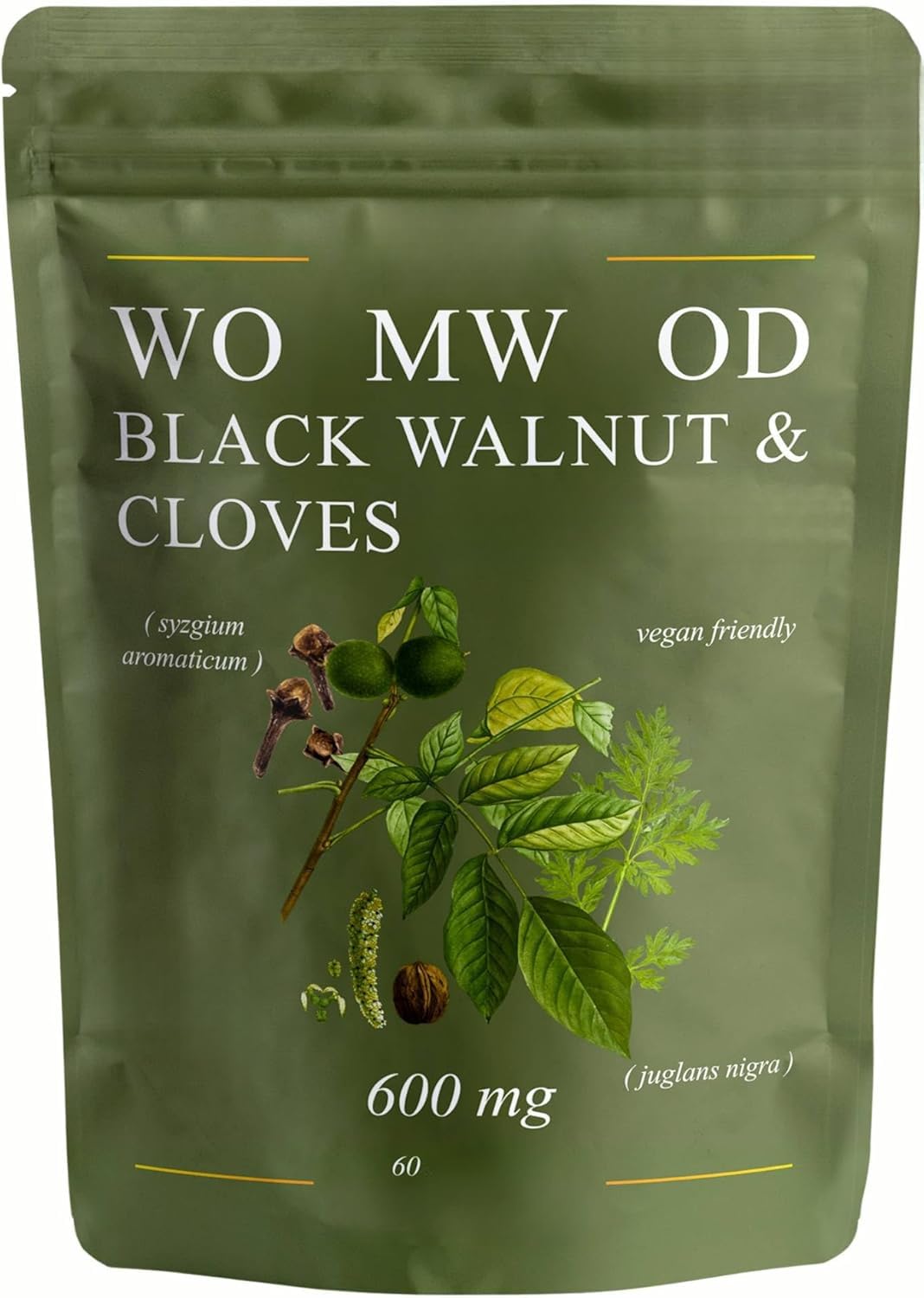 womwod Noce Nera e Chiodi di Garofano, Aiuta a mantenere la salute intestinale, favorisce una digestione delicata e sostiene il metabolismo