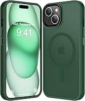 Vista 44 de Funda compatible con iPhone 14/13 [compatible con Magsafe y protección de grado militar] Funda delgada magnética translúcida mate para iPhone 13/14