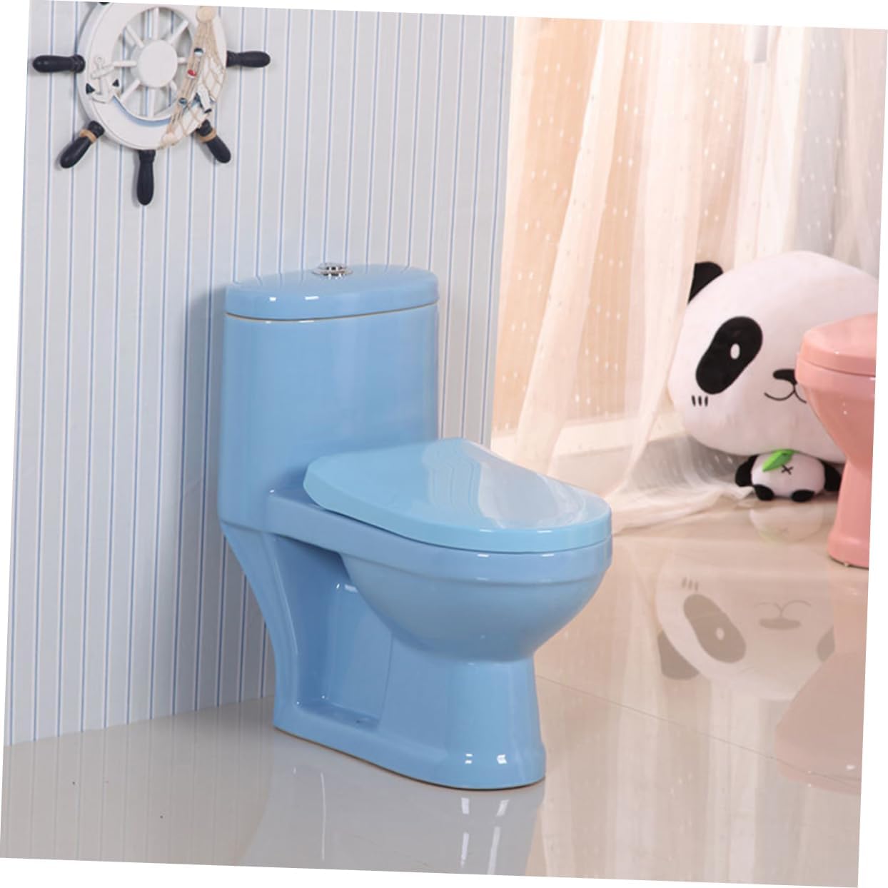 Unomor Child-friendly Toilet Seat Easy to Assemble Toddler Potty Training Washable Seat c