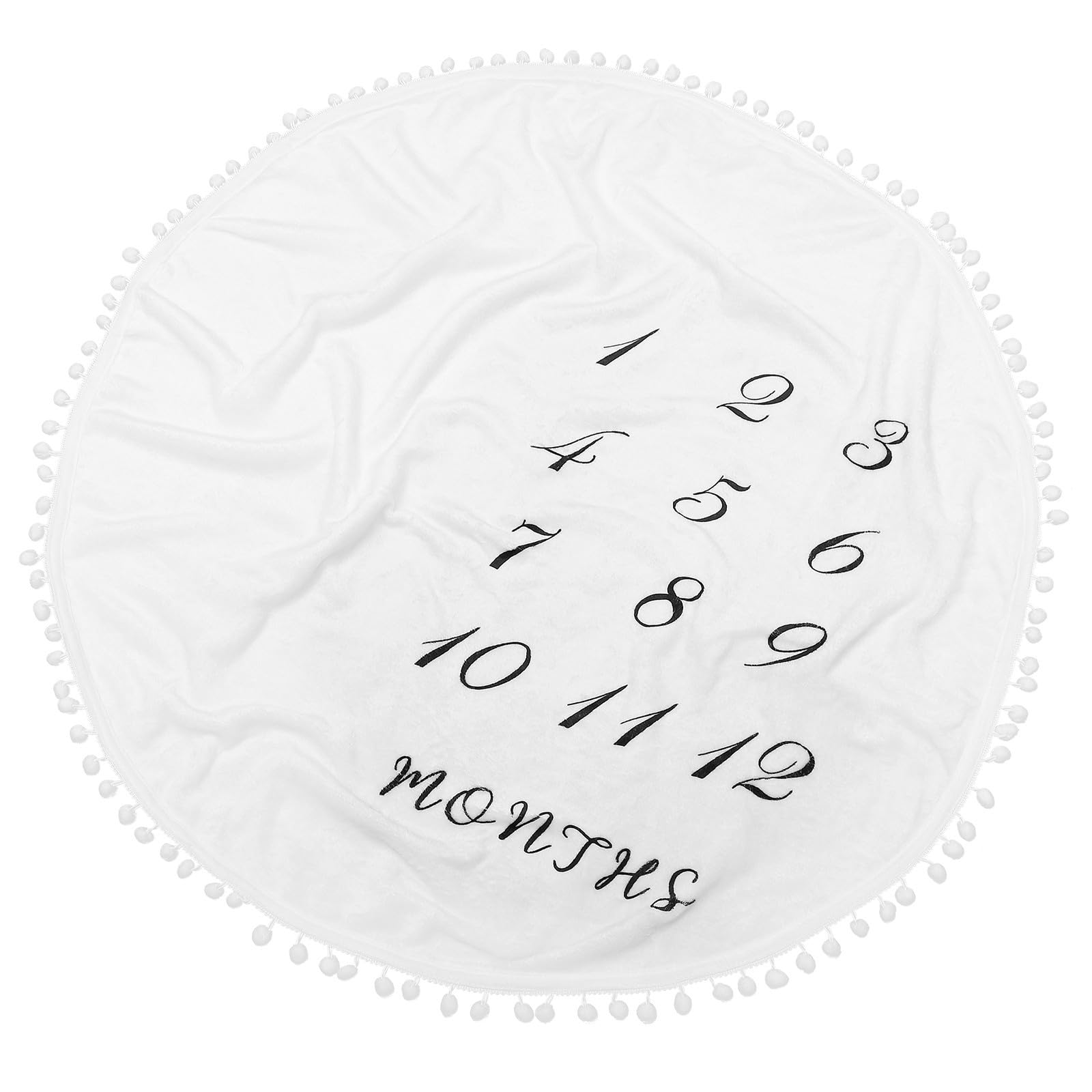 Vaguelly Manta para Bebés Recién Nacidos de Franela en Color Claro Diseño de Lunares para Fotografía y Shower, Envoltura Espaciosa y Cómoda para Niñas