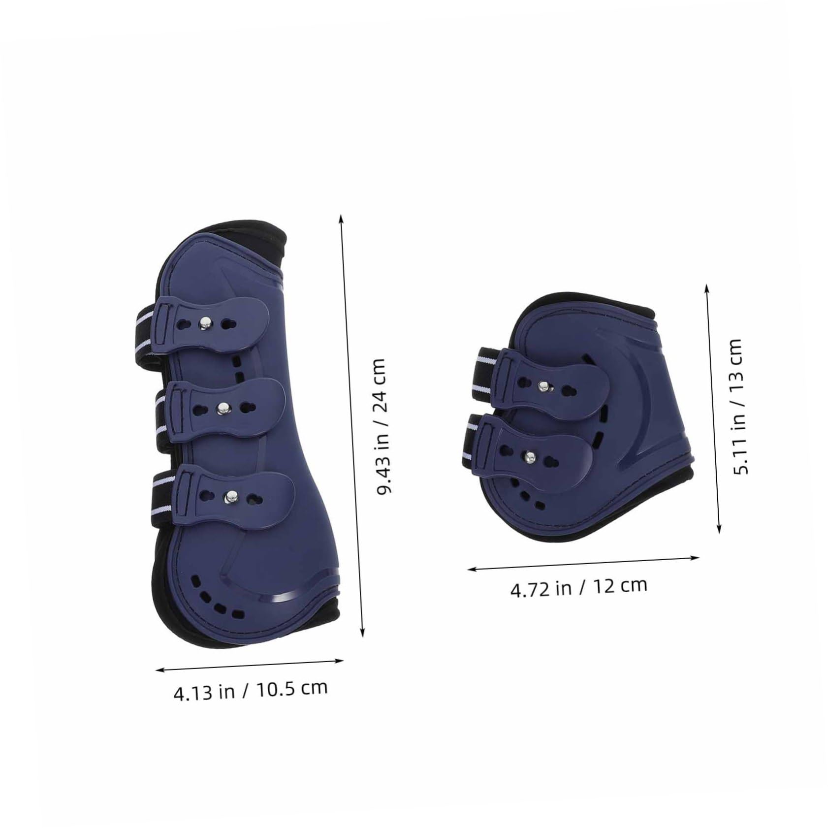 UKCOCO 4piezas Botas para Patas De Caballo Polainas para Caballos Protectores De Patas De Carcasa para Saltar y