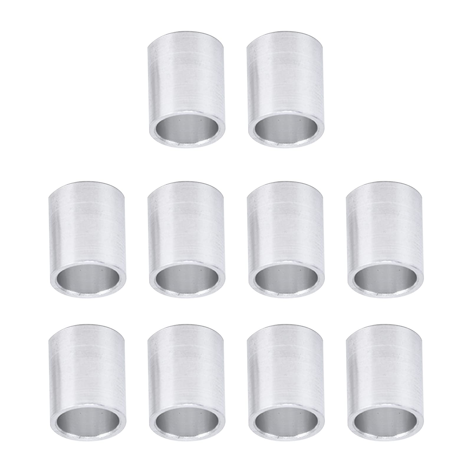 Aluminum Alloy Spacer, Lightweight OD 10mm ID 8mm Structural Support Fittings Unthreaded Spacers for Workpiece Connecting(12mm)
