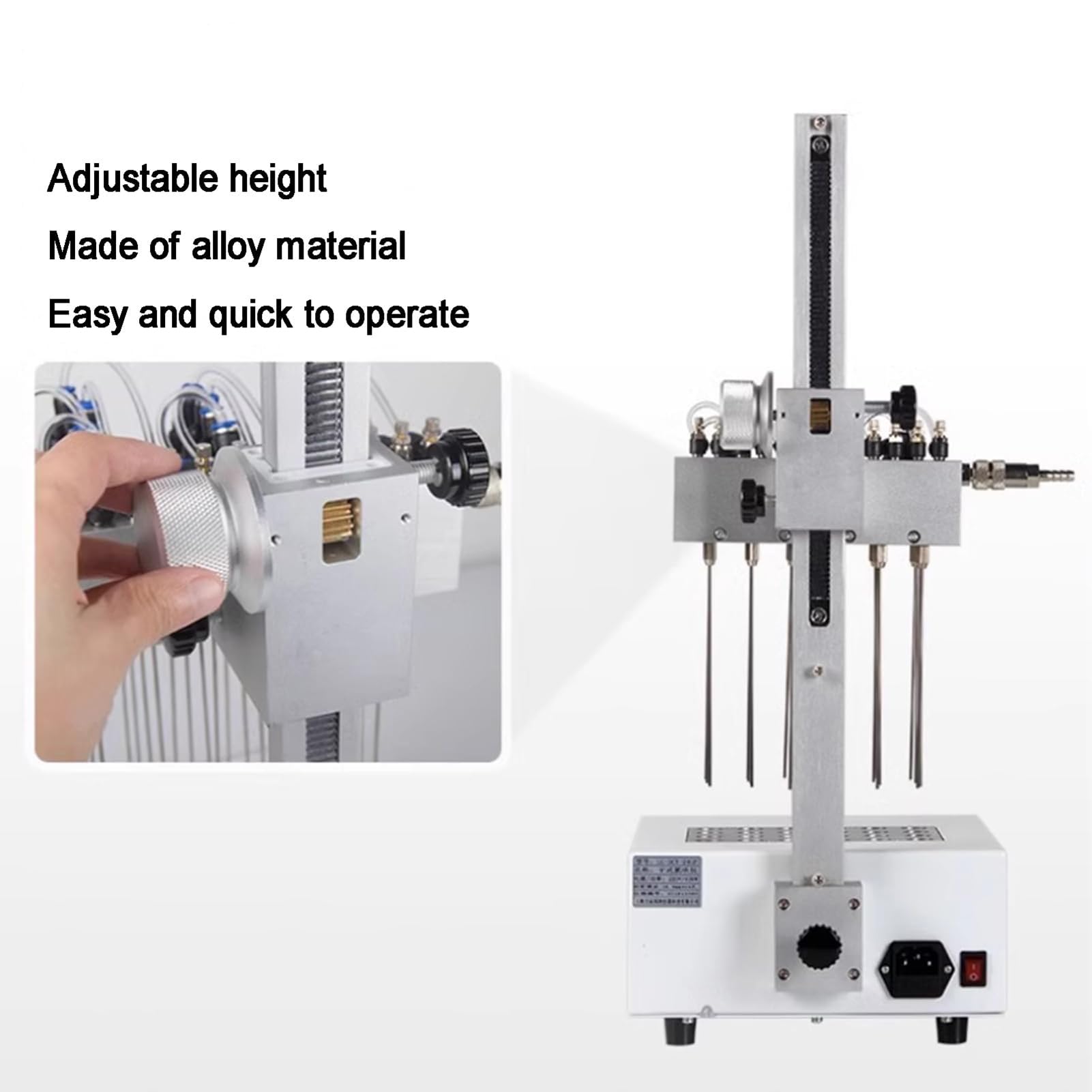 Evaporador Concentrador de Nitrógeno de 200 W/400 W, Concentrador de Purga de Nitrógeno con Pantalla LCD Y Tiempo De Temperatura Ajustable, Instrumentos de Análisis de Laboratorio