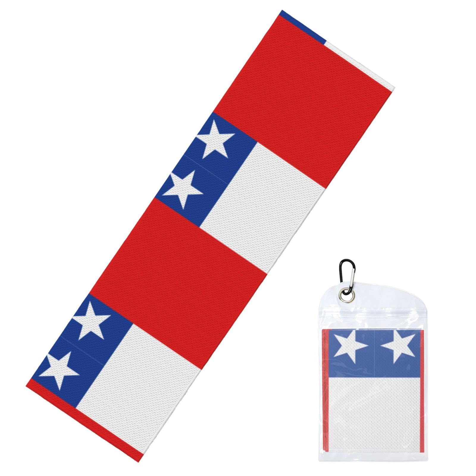 DUYIOKH Flag of Chile Print Cooling Towel, Portable Towel for Gym Workout Golf Beach World Cup Sports Hot Weather
